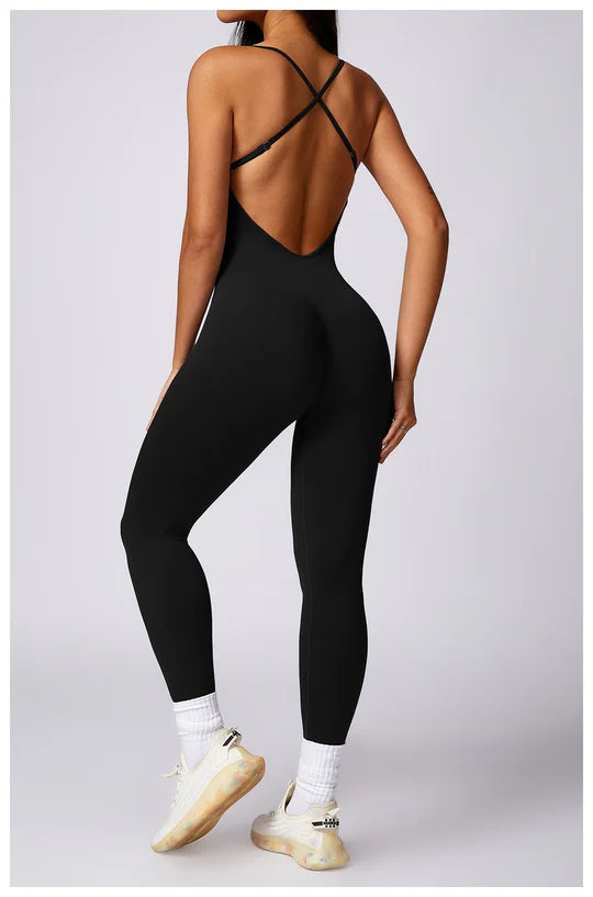 JUMPSUIT DEPORTIVO PUSH UP CON FAJA INTERNA COD 343