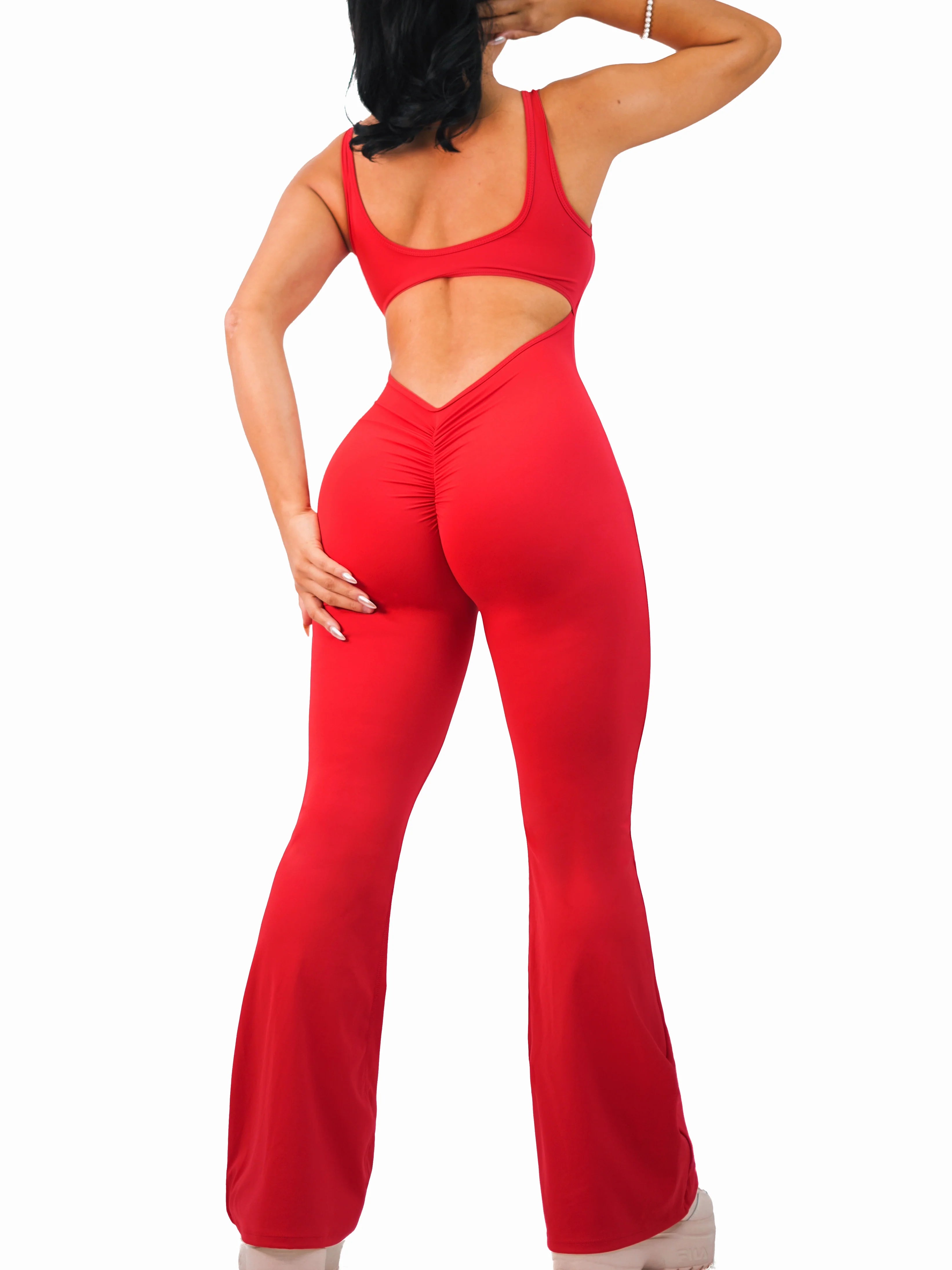 JUMPSUIT DEPORTIVO PUSH UP FLARE V  COD 575