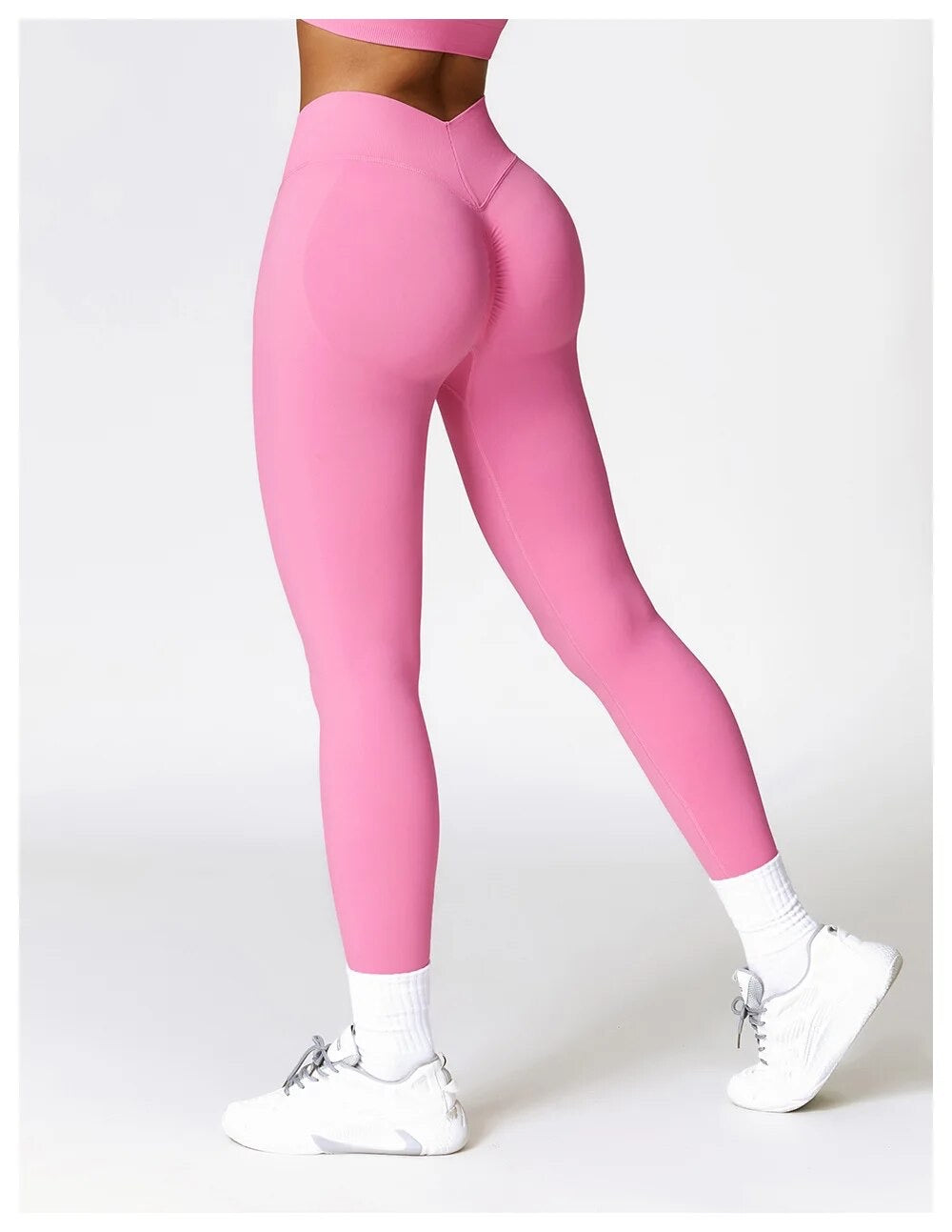 LEGGINS COD318 CON COMPRESION DE ABDOMEN PUSH UP CUT V C