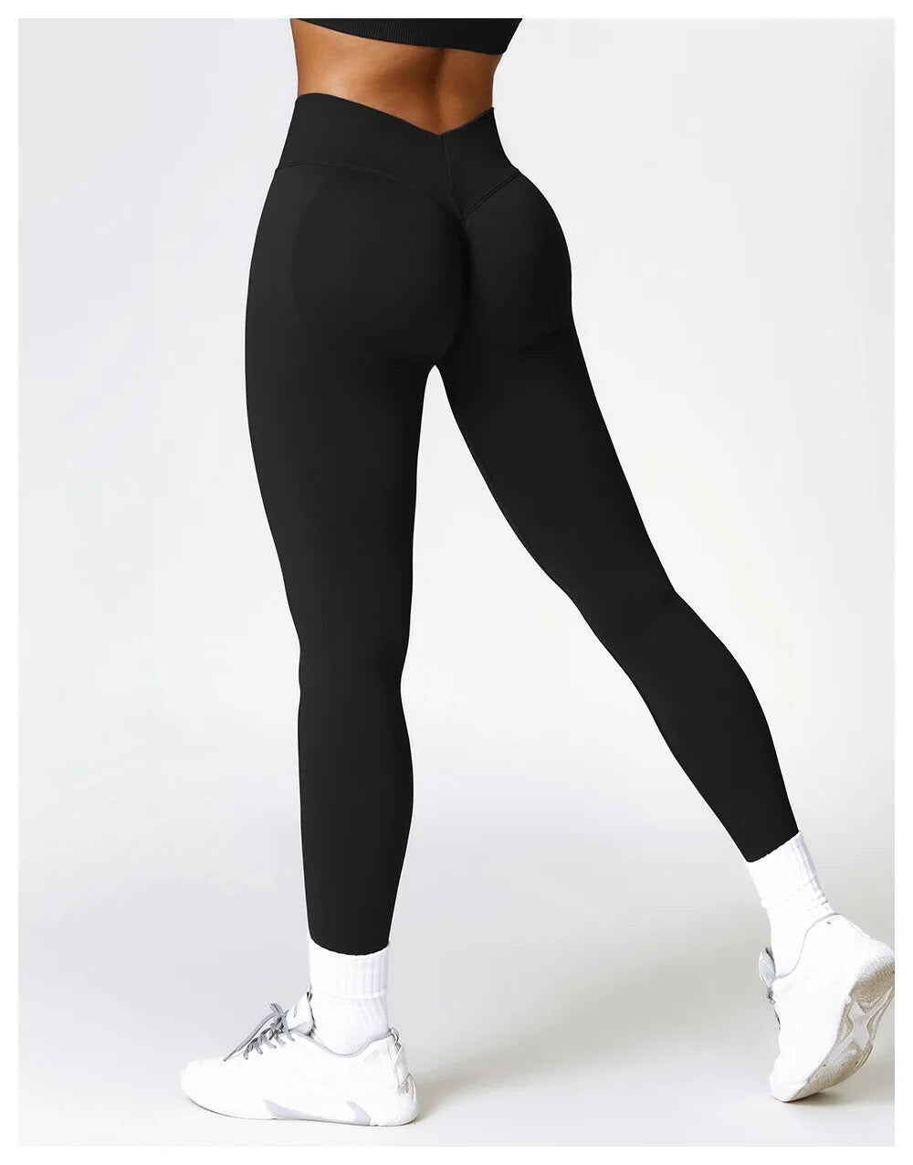 LEGGINS COD318 CON COMPRESION DE ABDOMEN PUSH UP CUT V C